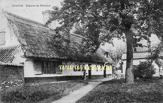 postkaart van Koksijde Cabane du Pêcheur