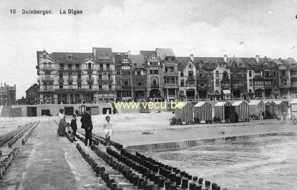 ancienne carte postale de Duinbergen La Digue