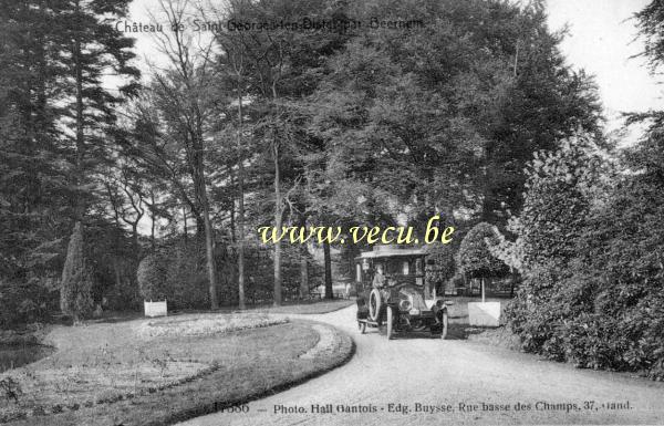 ancienne carte postale de Saint-Georges-ten-Distel Château de Saint-Georges-ten-Distel par Beernem