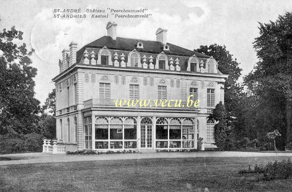 ancienne carte postale de Saint-André Château Peereboomveld