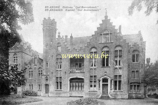 ancienne carte postale de Saint-André Château Oud Boeverbosch