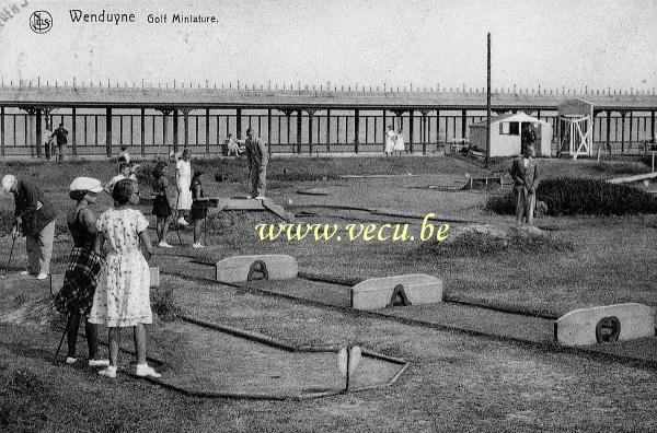 postkaart van Wenduine Golf miniature
