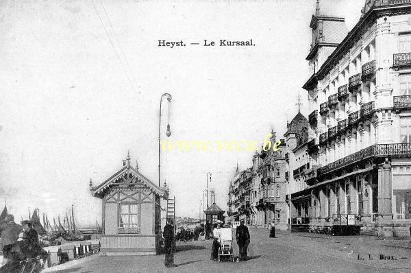 ancienne carte postale de Heyst Le Kursaal