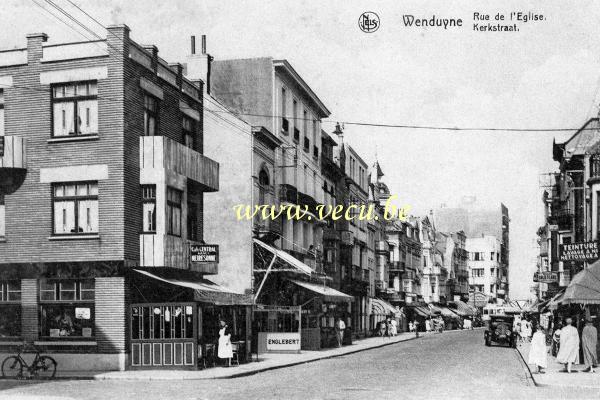 postkaart van Wenduine Kerkstraat