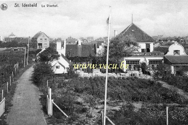 ancienne carte postale de Saint-Idesbald Le Vlierhof