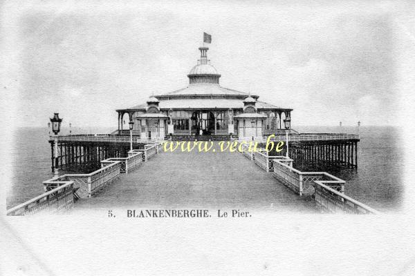 postkaart van Blankenberge Le Pier