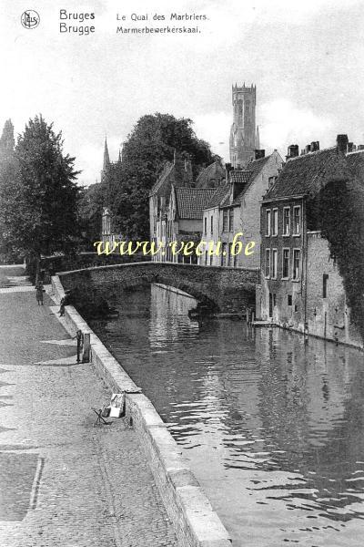 postkaart van Brugge Marmerbewerkerskaai