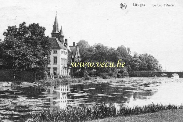postkaart van Brugge Minnewater