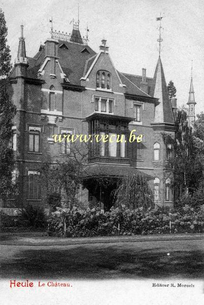 ancienne carte postale de Heule Le Château