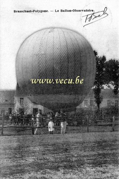 postkaart van Luchballon Brasschaet-Polygone - Le ballon observatoire