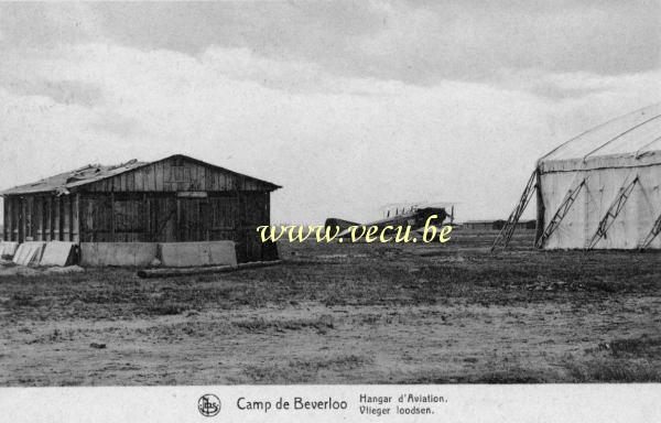 ancienne carte postale de Aéroports Hangar d'aviation