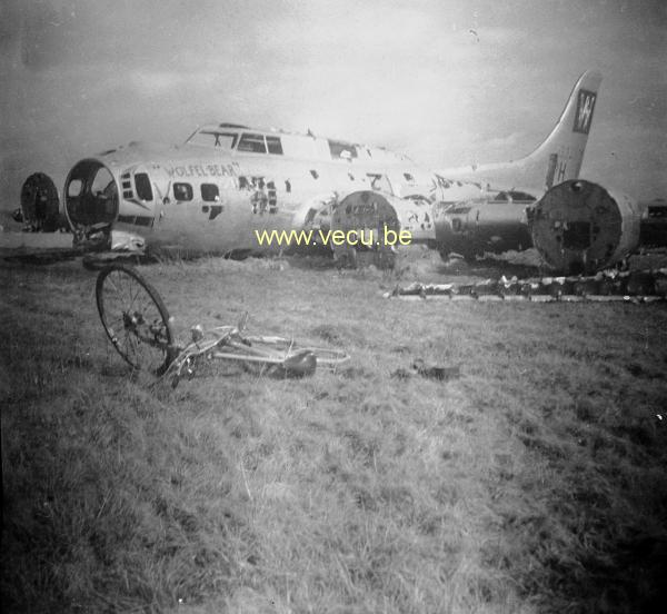 photo ancienne  d'avions   Wolfel Bear - Bombardier B17 abattu le 10 novembre 1944 en gaume.