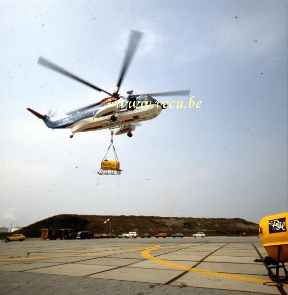 photo ancienne  d'hélicoptères   hélicoptère KLM