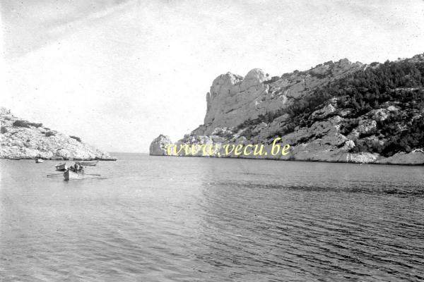 photo ancienne  de barques  Excursion Calanques de Sormiou