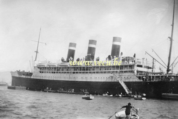 photo ancienne  de paquebots  SS Patria