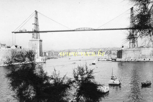 photo ancienne  Entrée du Vieux Port et Pont Transbordeur