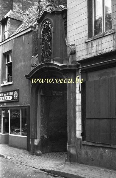 photo ancienne  de Bruxelles - rue de la cigogne  Entrée de la rue de la cigogne