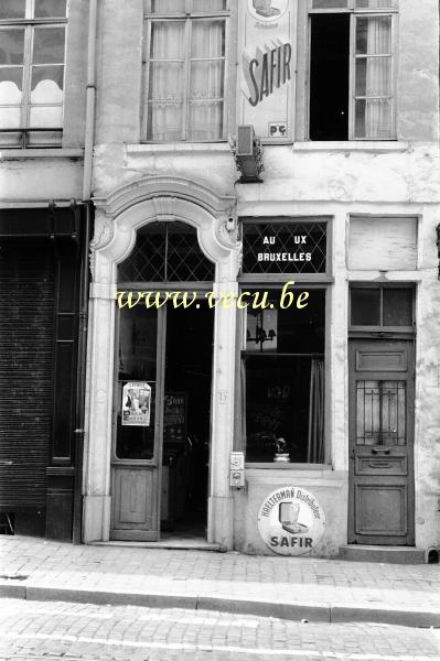 photo ancienne  de Bruxelles - rue de l'Hôpital  Café au vieux Bruxelles - rue de l'hôpital 13-15