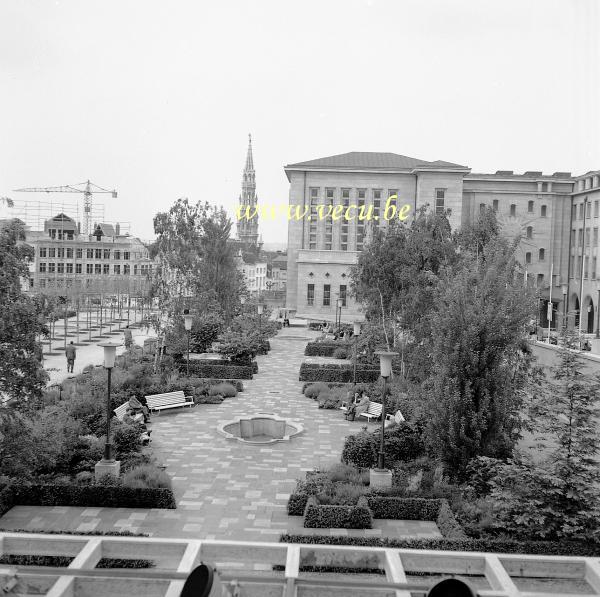 photo ancienne  du Mont des Arts  Mont des arts