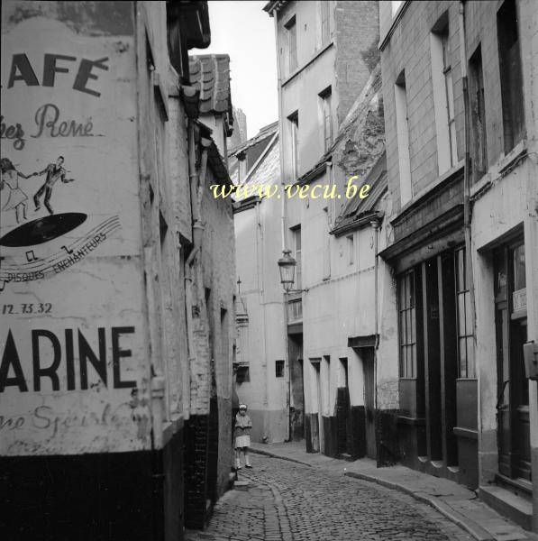 photo ancienne  de Bruxelles - rue du pays de Liège  Rue du pays de Liège