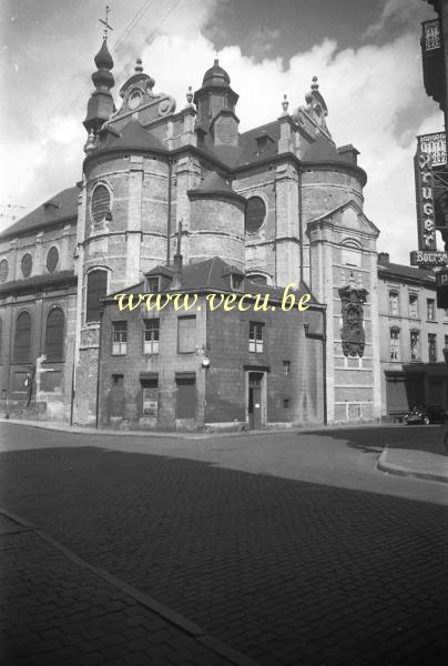 photo ancienne  de Bruxelles - rue des Riches Claires  Eglise des riches claires