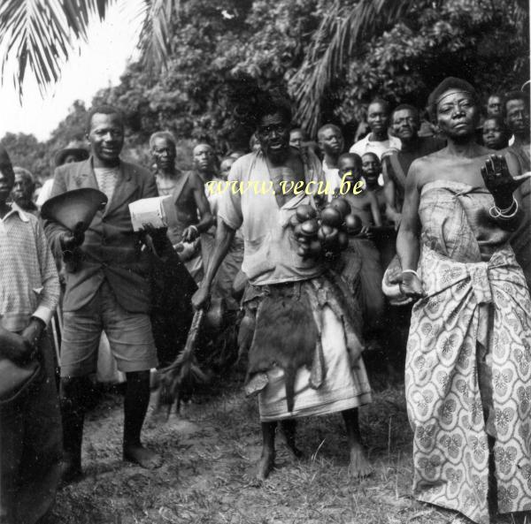 photo ancienne  de kabinda au Congo  Musiciens