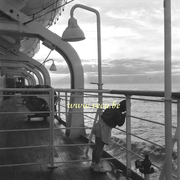 photo ancienne  de bateaux au Congo  Pendant le voyage vers le Congo