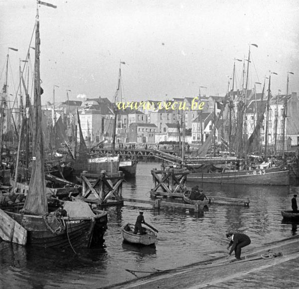 photo ancienne  de Blankenberge  Le Bassin