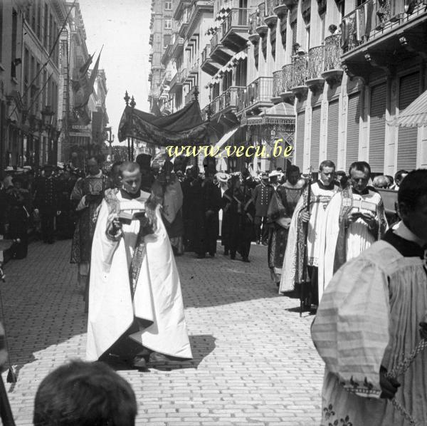 photo ancienne  de Blankenberge  Procession