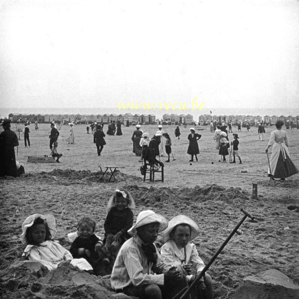 photo ancienne  de Blankenberge  La Plage