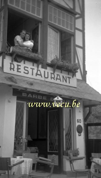 photo ancienne  de Duinbergen  Restaurant Barbe-Bleue