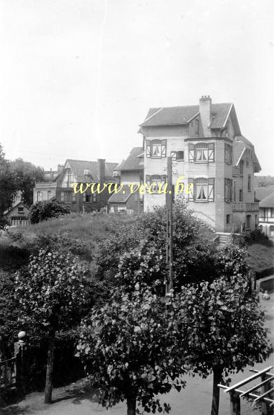 photo ancienne  de La Panne  Villas