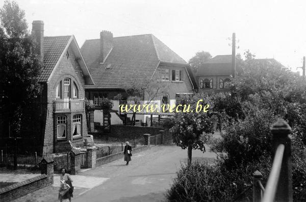 photo ancienne  de La Panne  Villas