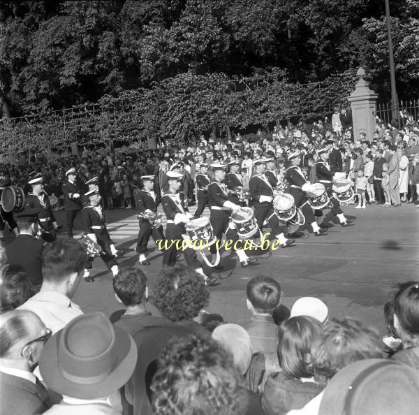 photo ancienne  du 21 juillet  Fusiliers marins