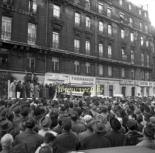 photo ancienne  de grèves et manifestations  