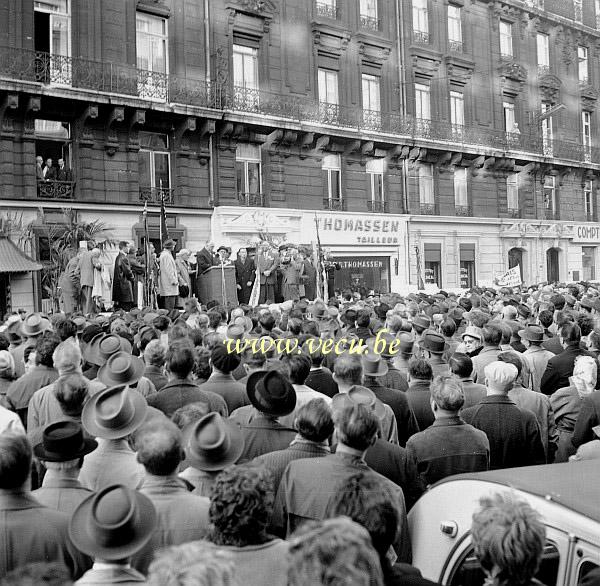 photo ancienne  de grèves et manifestations  