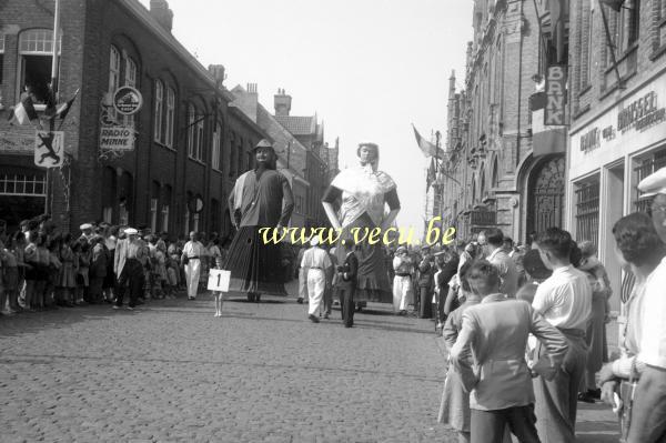 Photo ancienne  Fête des Géants