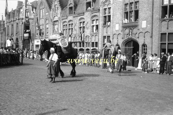 photo ancienne  Fête des Géants