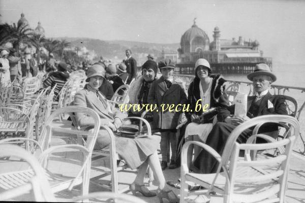 photo ancienne  Promenade des Anglais - vue sur la Jetée-Promenade(1882-démontée 1944)