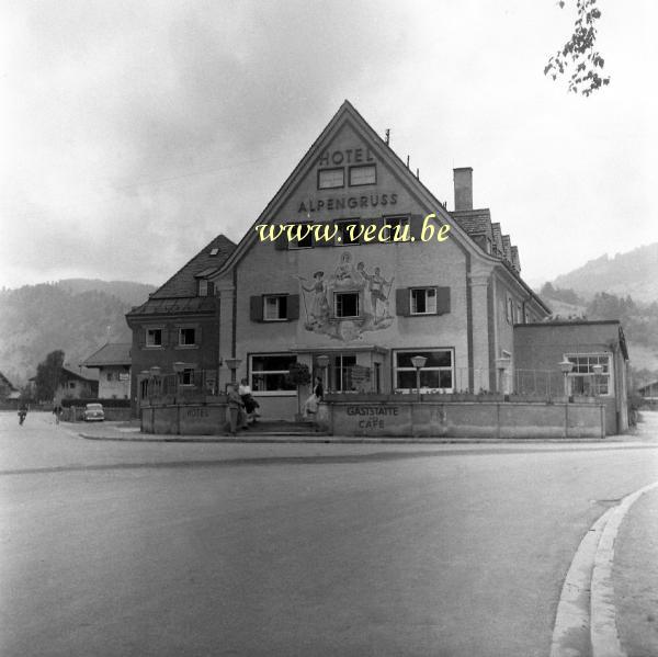 photo ancienne  Hôtel Alpengruss