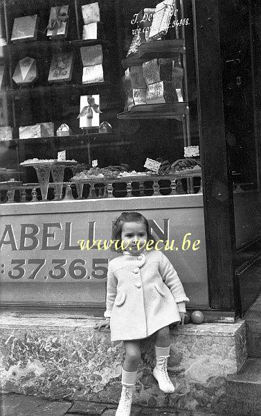 photo ancienne  de magasins  Confiserie