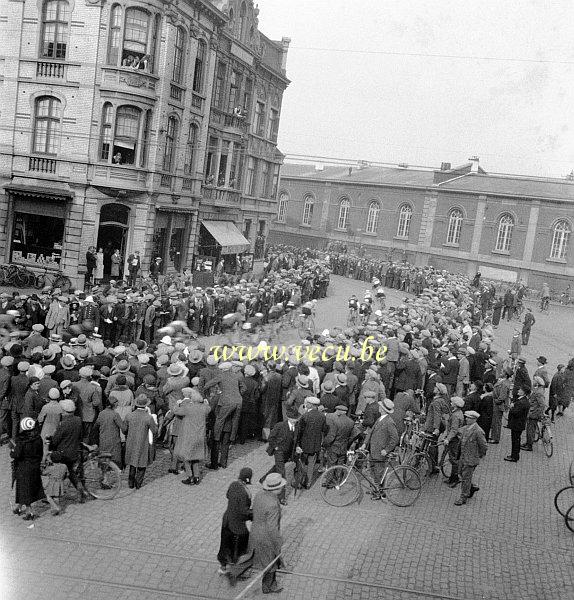 photo ancienne  de sport cycliste  Course cycliste