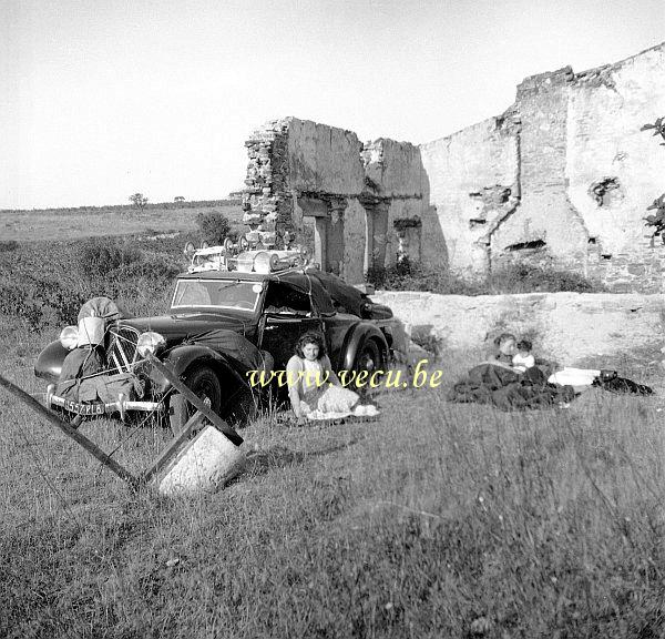 Photo ancienne  de Citroën  Traction avant lors de la débacle