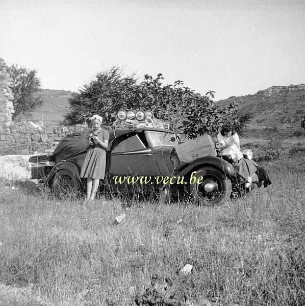 photo ancienne  Traction avant lors de la débacle