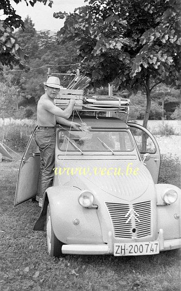 photo ancienne  2cv