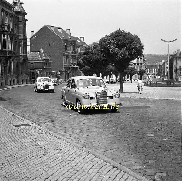 photo ancienne  de Mercedes  Mercedes 180D modèle 1955