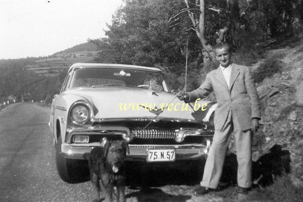 photo ancienne  Plymouth Belvedere modèle 1955