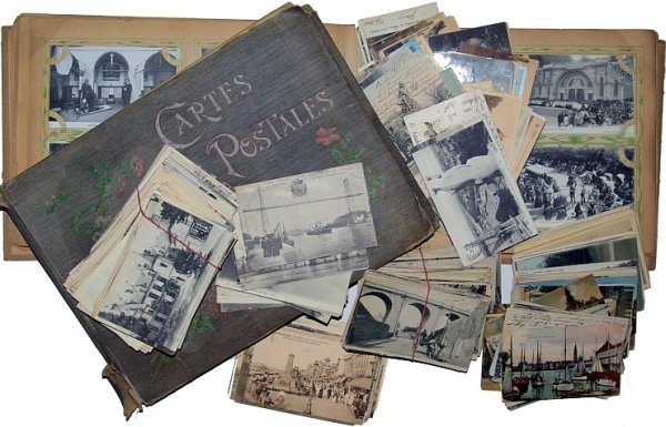 achat de lots de cartes postales anciennes