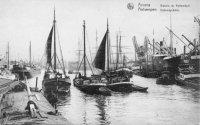 carte postale de Anvers Bassin du Kattendijck