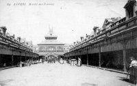 carte postale de Anvers Marché aux poissons